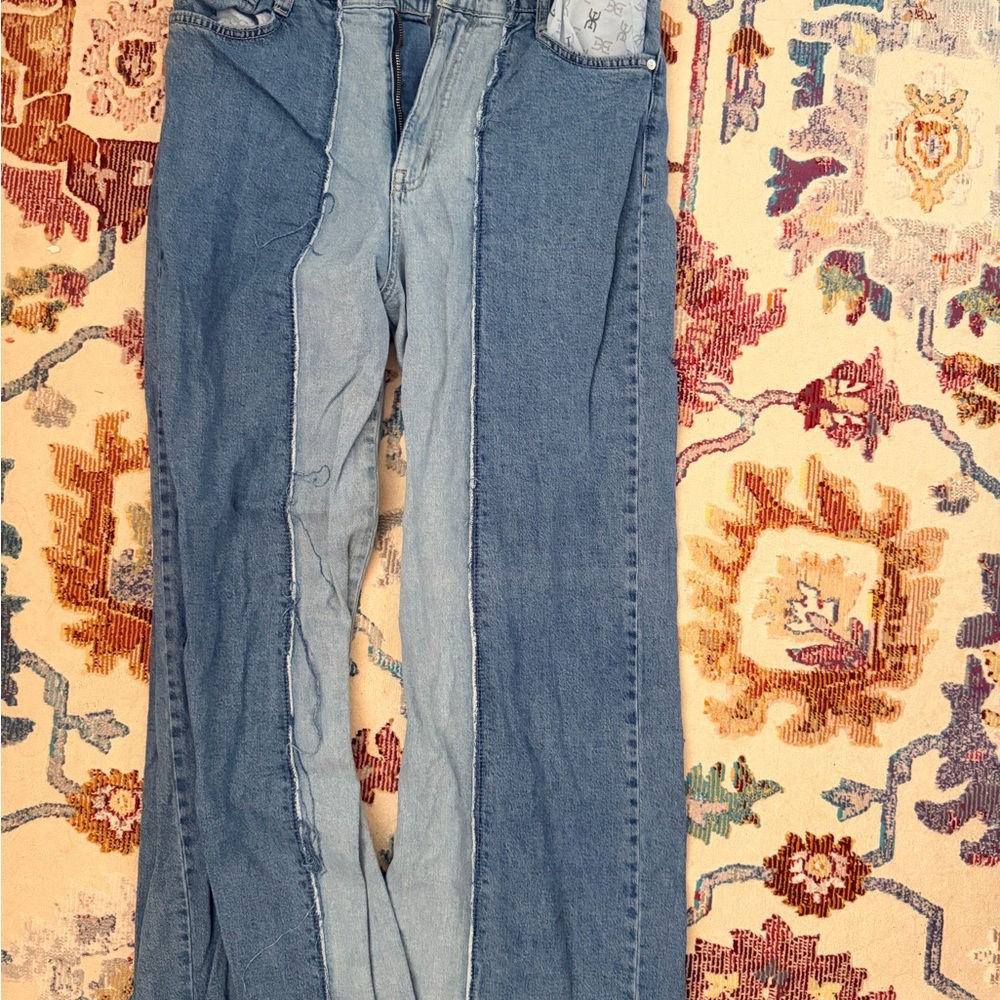 Sam Edelman Dual Blue Flare Jeans